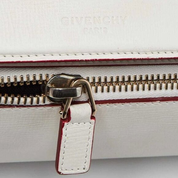 Givenchy White Grained Leather Pandora Box Medium Shoulder Bag - Picture 6 of 9